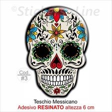 Adesivo RESINATO teschio