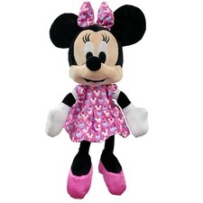 Peluche Disney Minnie Happy Cupcake Rosa 40cm Originale Ragazza Bambina