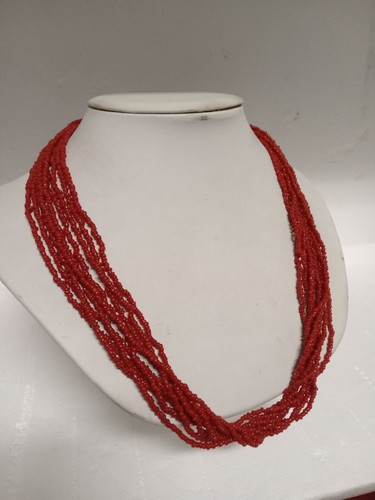 Collana pasta corallo a - in,