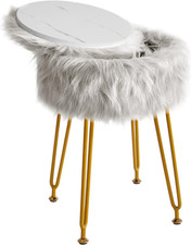 Rotondo Faux Pelle Vanity