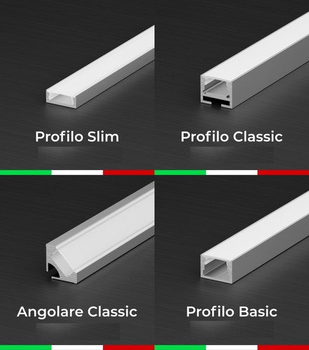 Profilo alluminio per - alluminio,