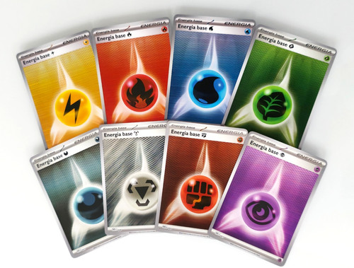 Lotto carte pokemon energia - carte,