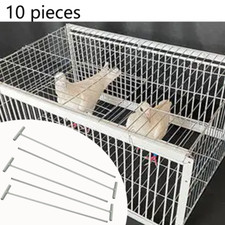 10 pezzi trappole a T per porta d'ingresso per piccioni rimovibili barre metalliche per gabbia per uccellini