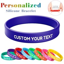 1-20PCS Braccialetti Silicone