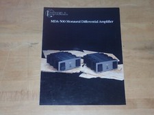 Brochure originale Krell MDA-300 e MDA-500