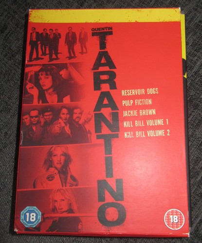 Quentin tarantino dvd box - tarantino, 5