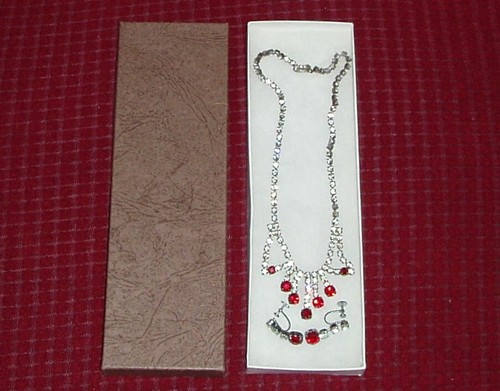 Set collana orecchini vite - collana,