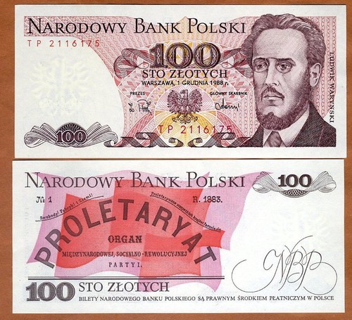 Polonia 100 zlotych 1988 - 100, zlotych,