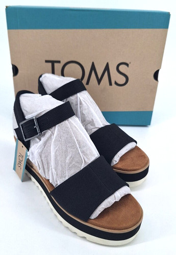 Toms sandalo donna con - con, zeppa