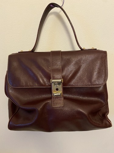 Prada borsa cartella pelle - prada, in