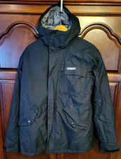 Giacca Snowboard Burton XL Dryride The White Collection Nera con Cappuccio