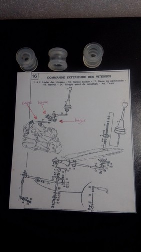 Bush gear linkage lancia - bush, beta