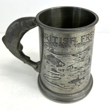 Vintage English Pewter Tankard