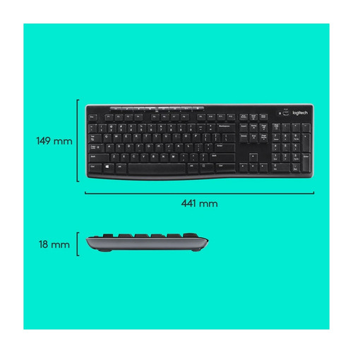 Logitech wireless combo mk270 - logitech,