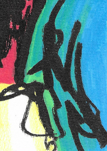 Aceo atc card astract - aceo, 48"