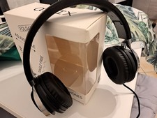 ARTIX® Cuffie con Filo e Microfono, per Pc, Cellulare e Tablet, Nero 