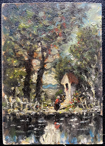 Dipinto olio marterl - olio,