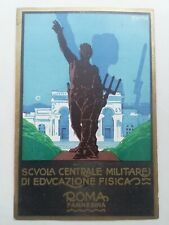 CARTOLINA SCUOLA CENTRALE MILITARE EDUCAZIONE FISICA MELKIORRE MELIS ROMA 