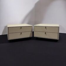 George Coslin Coppia Di Comodini Longato Hennè 1970 Modernariato Design