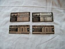 DAIMLER BENZ LOTTO PIASTRINA TARGHETTA IDENTIFICATIVA X COLLEZIONISMO 