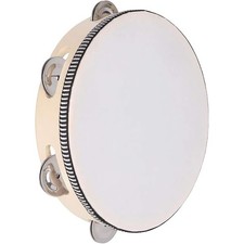 Tamburello Musicale in legno per Bambini Gioco Educativo con Sonagli 15/20/25 cm