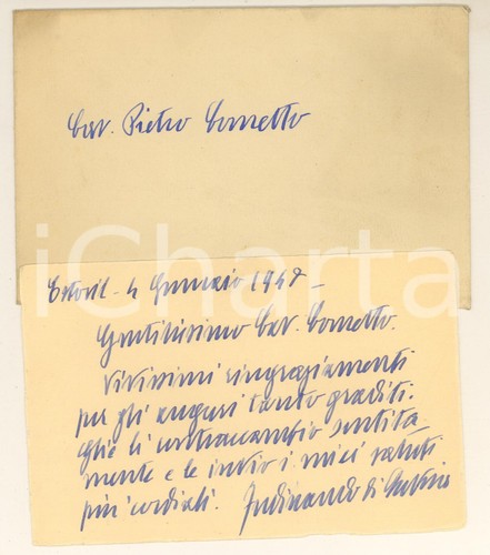 1949 estoril ringraziamenti - estoril,