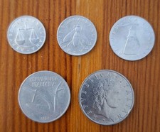 ITALIA - LOTTO DI 5 MONETE DA