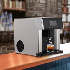 Macchina per il ghiaccio 2 in 1 macchina per il ghiaccio da banco erogatore ghiaccio elettrico ZB-10E 1,8L