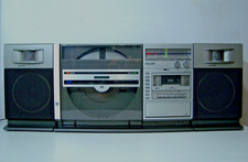 Boombox Sharp Vz 3000 Z completo di scatole originali vintage anni 80