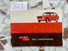 Libretto uso e manutenzione FIAT 127 - 1971 - Originale