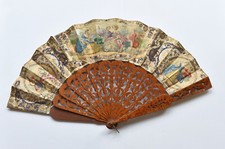 Ventaglio d'epoca dipinto a