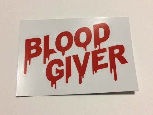 Adesivo promozione donazione