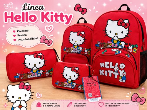 Zaino hello kitty - hello,
