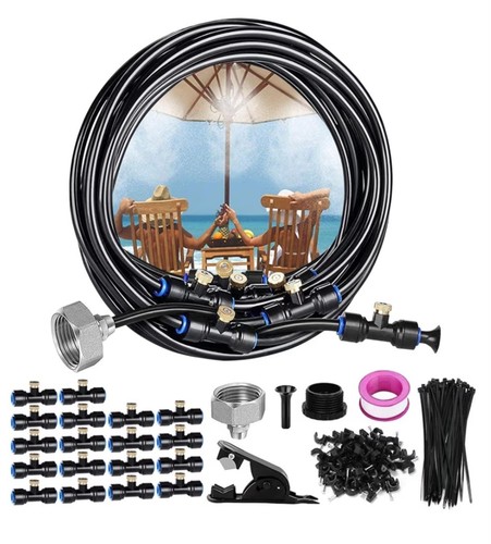 Kit nebulizzatore 15mt acqua - nebulizzatore,