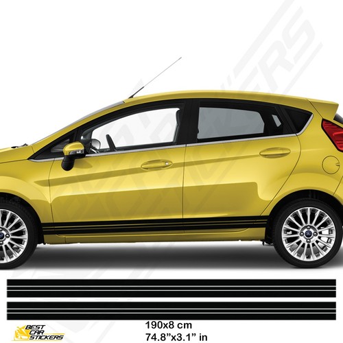 Per ford fiesta strisce - strisce, vinile
