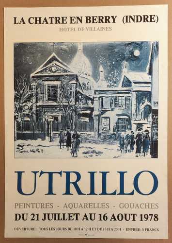 Maurice utrillo affiche - -,