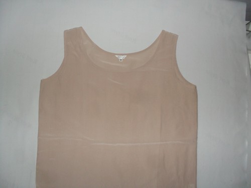 Top canottiera pura seta - top,