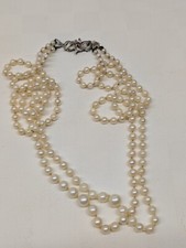 Collana a 2 fili perle
