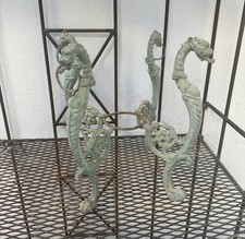 Base Antica Per Vaso In Ferro Battuto