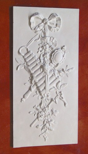 Bassorilievo gesso bianco - gesso,