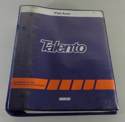Manuale officina fiat talento - manuale,