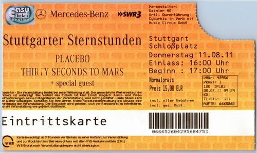 Placebo seconds to mars - 30,
