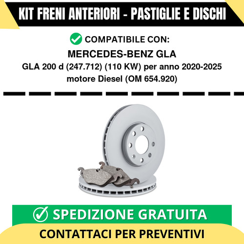 Kit freni anteriori - freni,