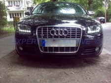 FARI LED DIURNI AUDI A3 8P/8PA DAYLINE DEVIL EYES BLACK O CROMO DA 2003 AL 2008