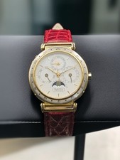 VINTAGE Rare Wintex Moon Phase Gold Plated Automatic 33mm Perpetual Limited