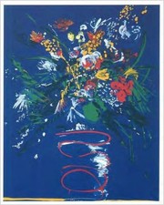 Aldo Mondino | Fiori blu |