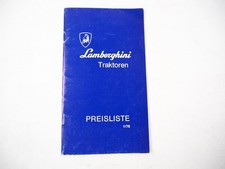 Listino prezzi originale