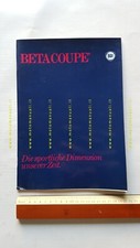 Lancia Beta coupè 1.3 1.6 2.0 depliant TEDESCO originale Deutsch