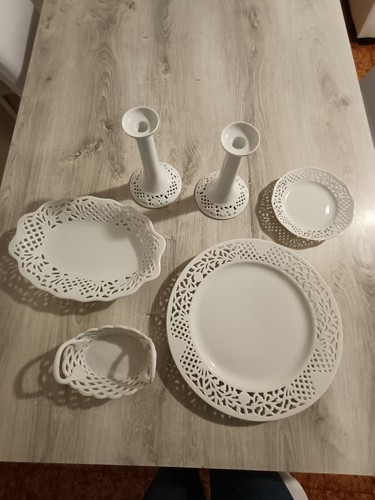 Set pezzi porcellana - set, 6