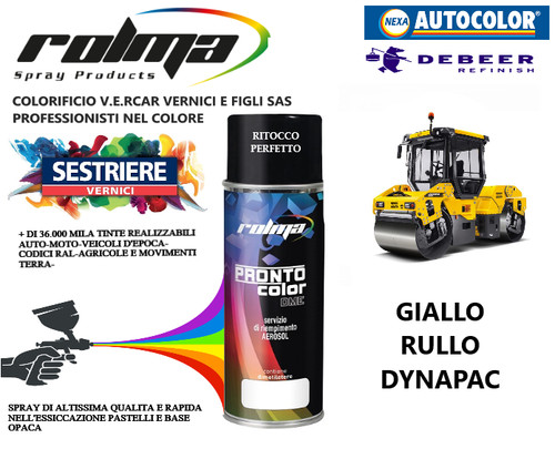 Giallo dynapac lucido spray - dynapac,